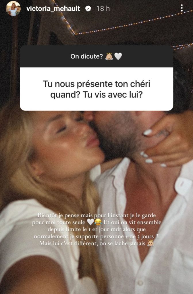 Victoria Mehault montre son nouveau chéri 